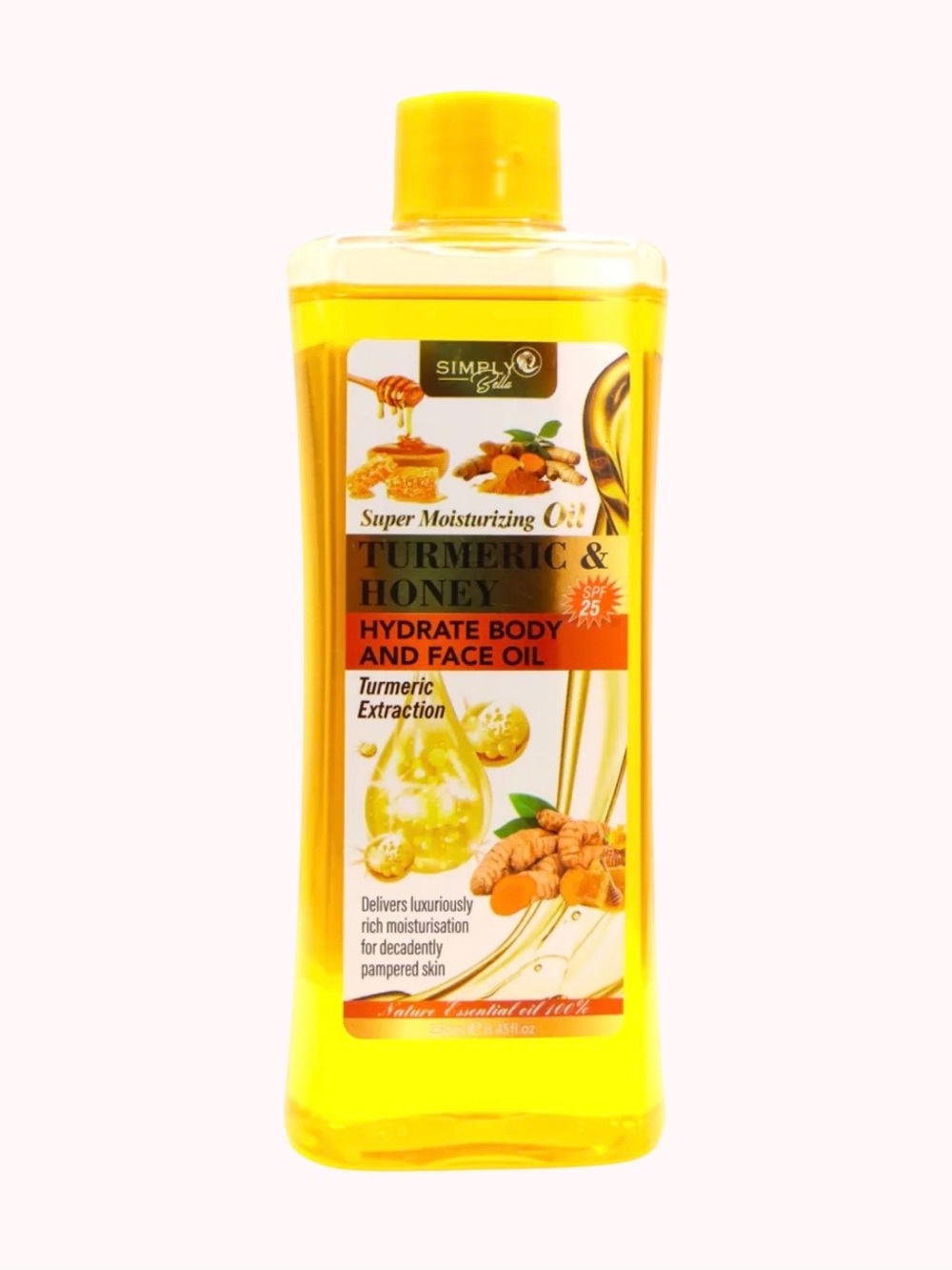 Turmeric & Honey Hydrate Body and Face Oil - Yellow